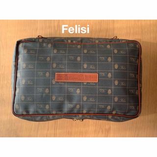 フェリージ(Felisi)の⭐︎FELISI 衣類ケース＋FELISIパスポート ケースネイビー(トラベルバッグ/スーツケース)