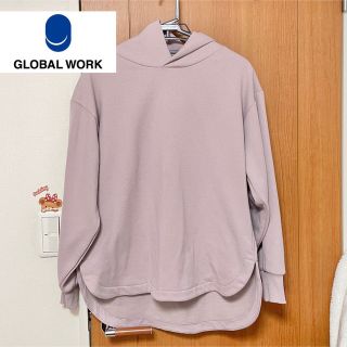 グローバルワーク(GLOBAL WORK)のGLOBAL WORK  パーカー　ラベンダー(パーカー)