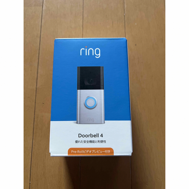 RING(リング)の【新品未開封】Ring Video Doorbell 4 リングベルトドアベル スマホ/家電/カメラのスマホ/家電/カメラ その他(防犯カメラ)の商品写真