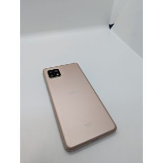 アクオス(AQUOS)の【超美品】AQUOS sense 5G ライトカッパー 64GB 本体(スマートフォン本体)