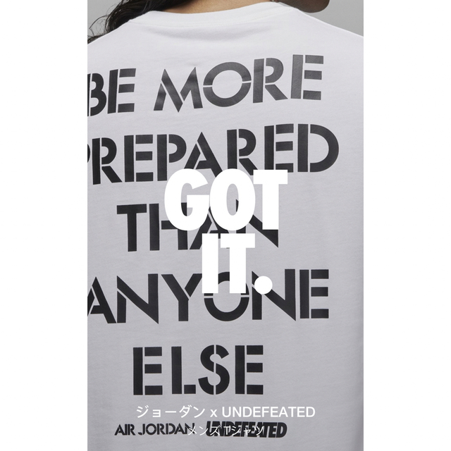 UNDEFEATED(アンディフィーテッド)のジョーダン UNDEFEATED JORDAN UNDFTD S/S TEE メンズのトップス(Tシャツ/カットソー(半袖/袖なし))の商品写真