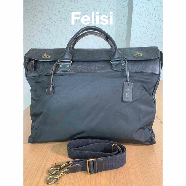 【美品】Felisi フェリージ 2way ビジネスバッグ ブリーフケース