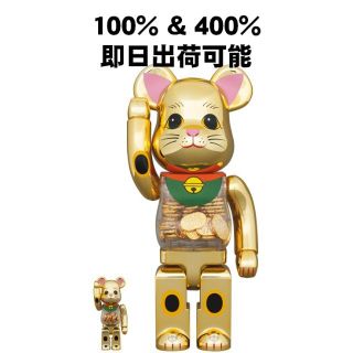 BE@RBRICK 招き猫 小判 100％ & 400％(その他)