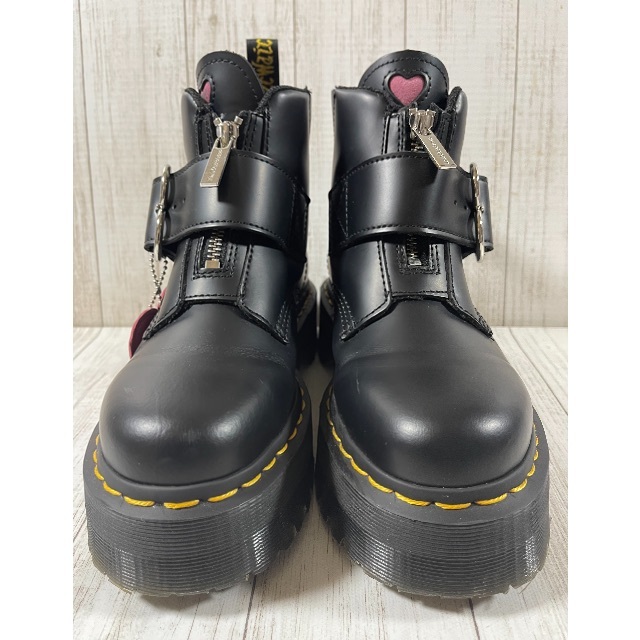 レア　マーチン×LAZY OAF☆LO BUCKLE BOOT☆超厚底Ｆジップ 1