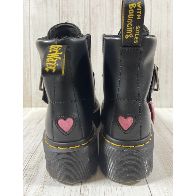 レア　マーチン×LAZY OAF☆LO BUCKLE BOOT☆超厚底Ｆジップ 4