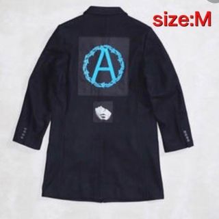 Script Logos Wool Overcoat Tan M | myglobaltax.com