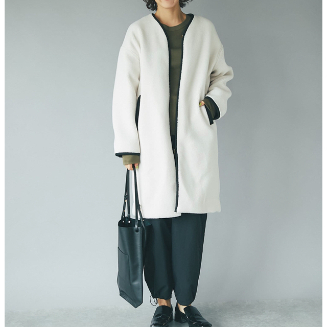 小山田早織 ボアコート 今週のみ1万円 当店在庫してます! 28%割引