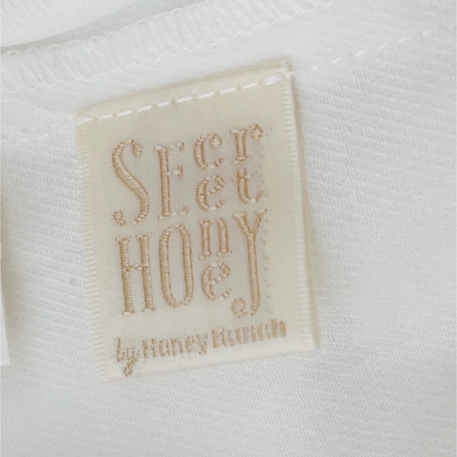 Secret Honey(シークレットハニー)のシークレットハニー Secret Honey さくらんぼ 刺繍 リボン ブラウス レディースのトップス(シャツ/ブラウス(長袖/七分))の商品写真