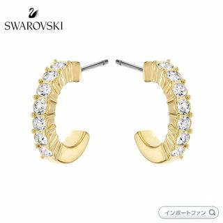 スワロフスキー(SWAROVSKI)の【期間限定】スワロフスキー　フープピアス(ピアス)