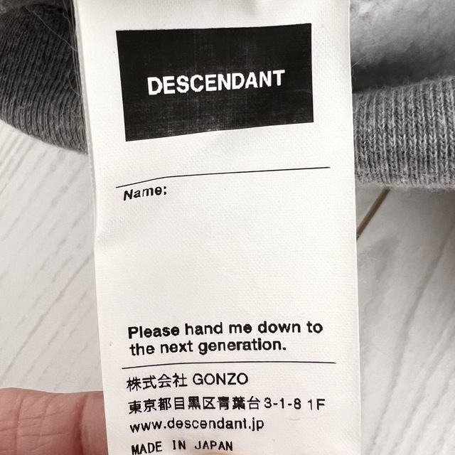 DESCENDANT(ディセンダント)の20SS DESCENDANT PE ディセンダント WTAPS 22AW メンズのトップス(パーカー)の商品写真