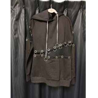 ユニフ(UNIF)のRestyle メッシュチェーンパーカー(パーカー)