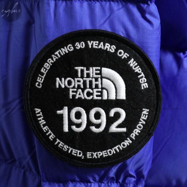 M ノースフェイス 30周年 1992 レトロ ヌプシ ジャケット 青 ダウン