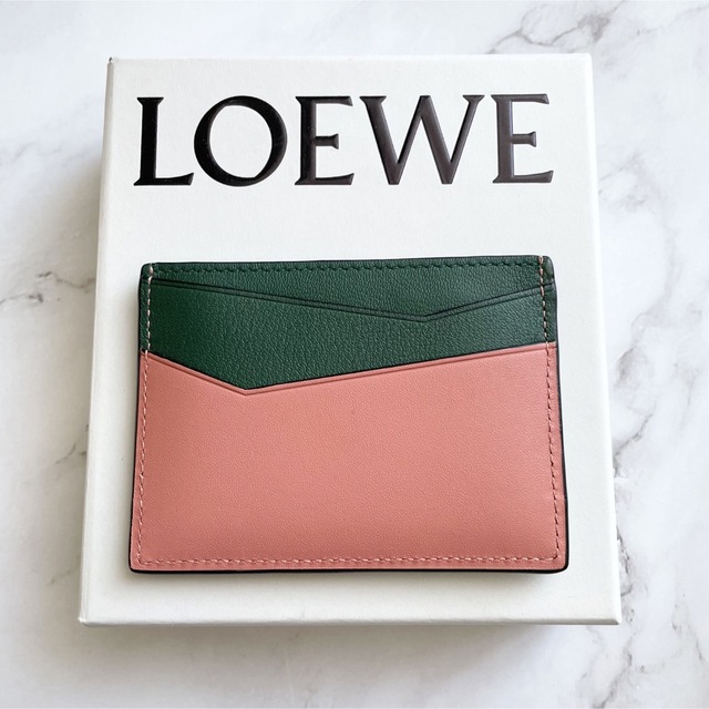 匿名配送！◆LOEWE◆ロエベ バイカラーパスケース カードケース