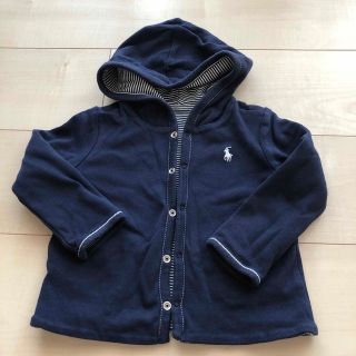 ポロラルフローレン(POLO RALPH LAUREN)の紺色×ボーダー柄パーカー(トレーナー)