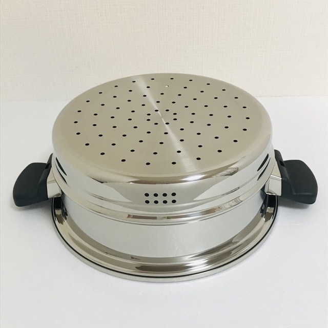 Amway(アムウェイ)のAmway アムウェイ クイーンクック ６Ｌスチーマー　新品 未使用 鍋 インテリア/住まい/日用品のキッチン/食器(鍋/フライパン)の商品写真