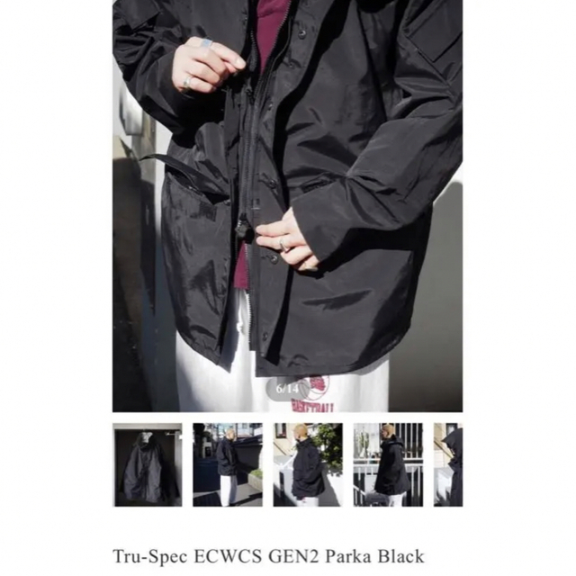 Tru-Spec ECWCS GEN2 Parka Black メンズのジャケット/アウター(ミリタリージャケット)の商品写真