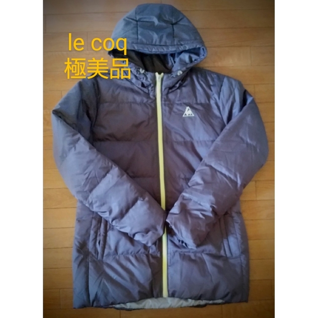 le coq sportif(ルコックスポルティフ)のle coq レディースコート  ダウンジャケット Ｌサイズ 極美品 レディースのジャケット/アウター(ダウンジャケット)の商品写真