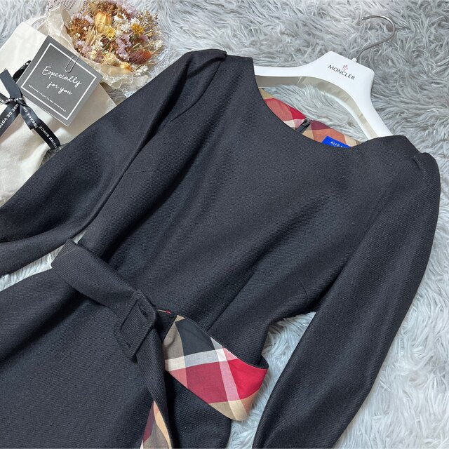 ♡極美品 ブルーレーベルクレストブリッジ ロングワンピース ノバ