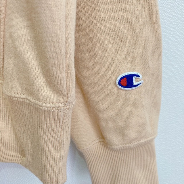 Champion(チャンピオン)の[champion] チャンピオン　フード　プルオーバー　ベージュ　S レディースのトップス(パーカー)の商品写真