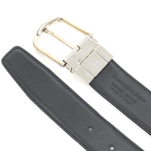 Ermenegildo Zegna(エルメネジルドゼニア)の【中古】エルメネジルドゼニア Ermenegildo Zegna レザー ベルト【メンズ】 メンズのファッション小物(ベルト)の商品写真