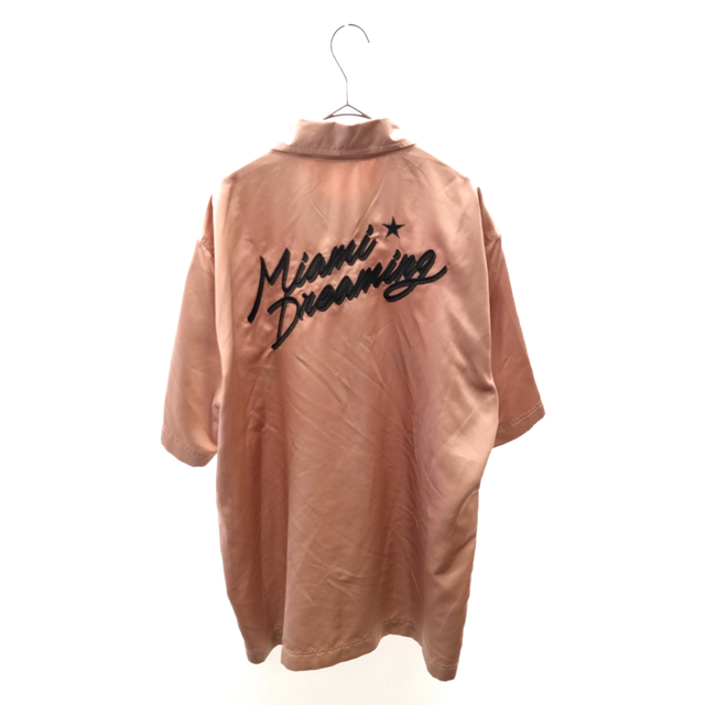 DIESEL(ディーゼル)のDIESEL ディーゼル 17SS S-WESTY-EMB 00SYTQ 0LAOF フラミンゴアロハシャツ 半袖刺繍シャツ ピンク メンズのトップス(シャツ)の商品写真