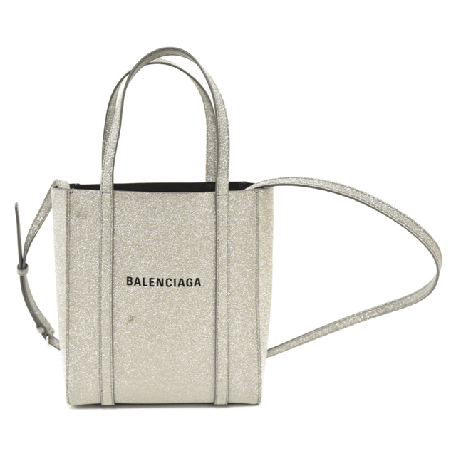 在庫有】 Balenciaga シルバー 2WAYバッグ 551815 トートXXS