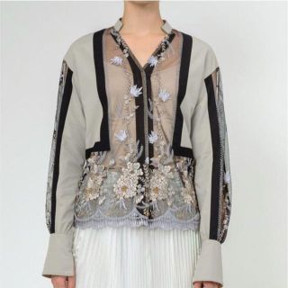 ミューラル(MURRAL)のMurral 20SS レースブラウス Framed Flower Blouse(シャツ/ブラウス(長袖/七分))