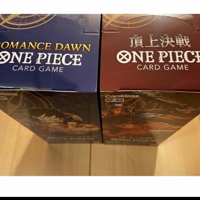 新品未開封 ワンピース ロマンスドーン 頂上決戦 各1box 新品未開封 ワンピース ロマンスドーン 頂上決戦 各1box