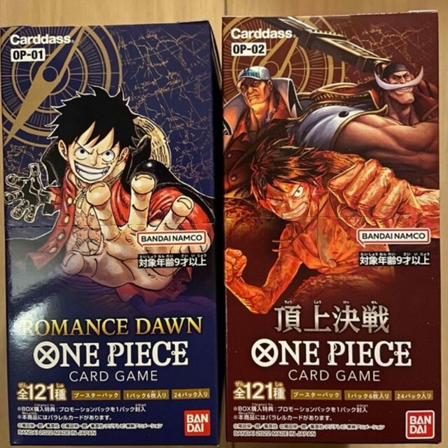 新品未開封 ワンピース ロマンスドーン 頂上決戦 各1box エンタメ