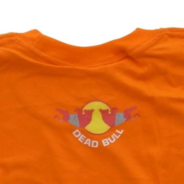デッド・ブル(DEAD BULL)柄Tシャツ(オレンジ)／サイズM メンズのトップス(Tシャツ/カットソー(半袖/袖なし))の商品写真