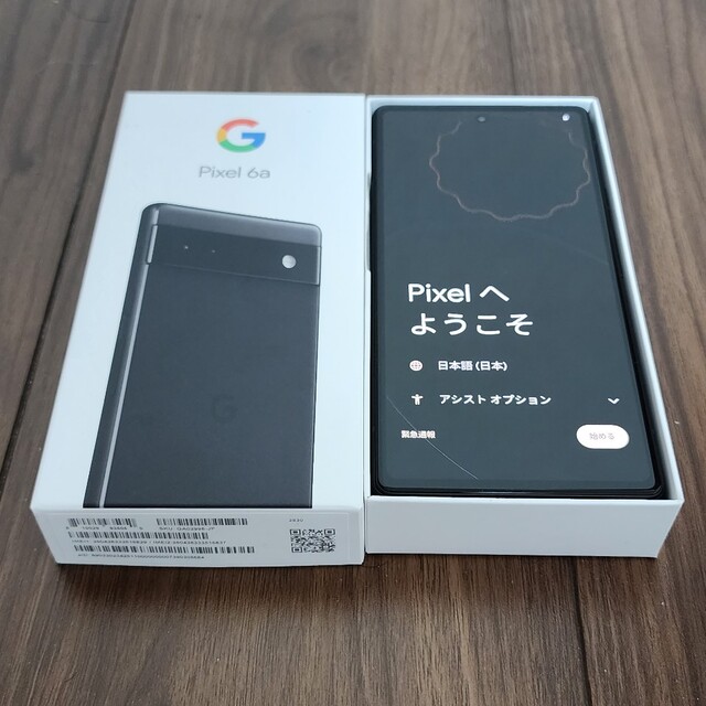 Google Pixel(グーグルピクセル)の【新品】GooglePixe 6a 128GB ブラック スマホ/家電/カメラのスマートフォン/携帯電話(スマートフォン本体)の商品写真