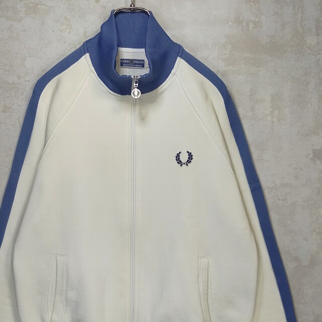 【FRED PERRY】フレッドペリー　ホワイト　トラックジャケット