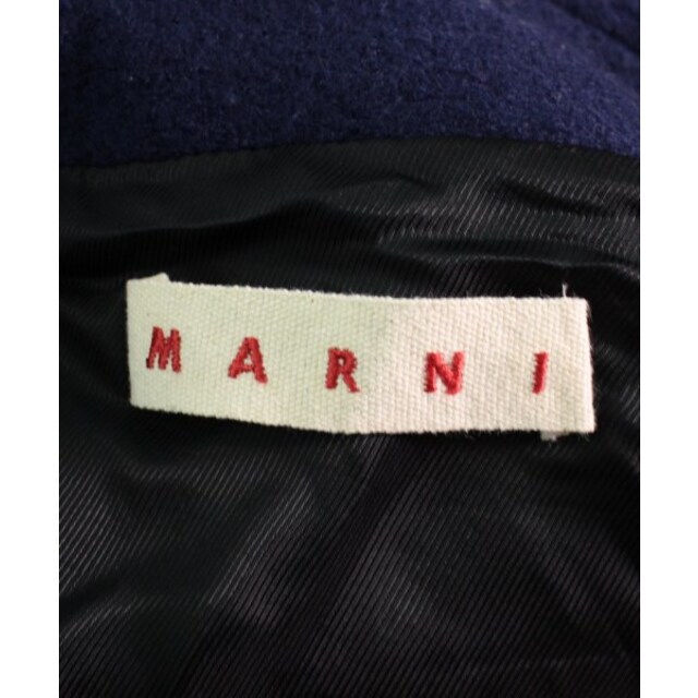 Marni(マルニ)のMARNI マルニ コート（その他） 36(XS位) 紺xアイボリー 【古着】【中古】 レディースのジャケット/アウター(その他)の商品写真