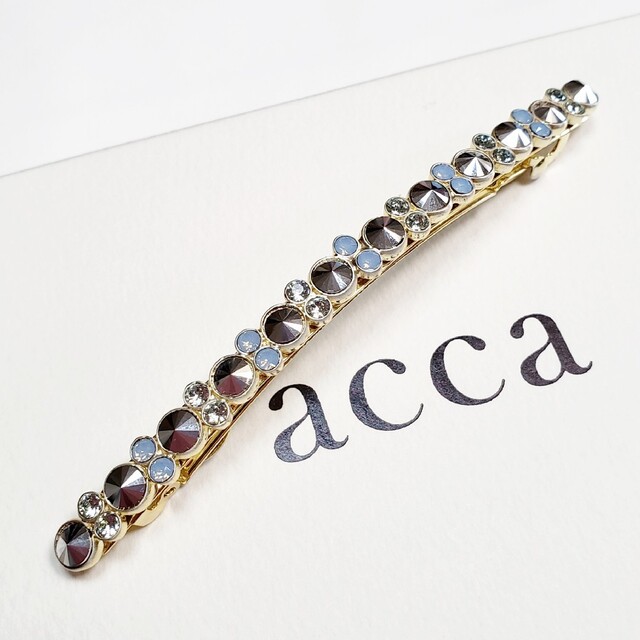 acca(アッカ)のご専用　新品　アッカ　acca　　バレッタ　ベリー　限定　ブルー レディースのヘアアクセサリー(バレッタ/ヘアクリップ)の商品写真