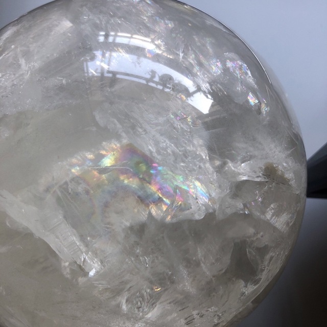 シルバーピーチ ☆専用品☆特大☆ ヒマラヤ水晶 スフィア 水晶 水晶球