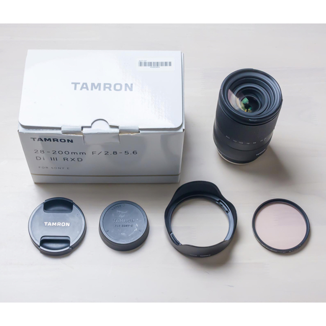 TAMRON(タムロン)のTAMRON 28-200mm 2.8-5.6 Di III RXD Eマウント スマホ/家電/カメラのカメラ(レンズ(ズーム))の商品写真