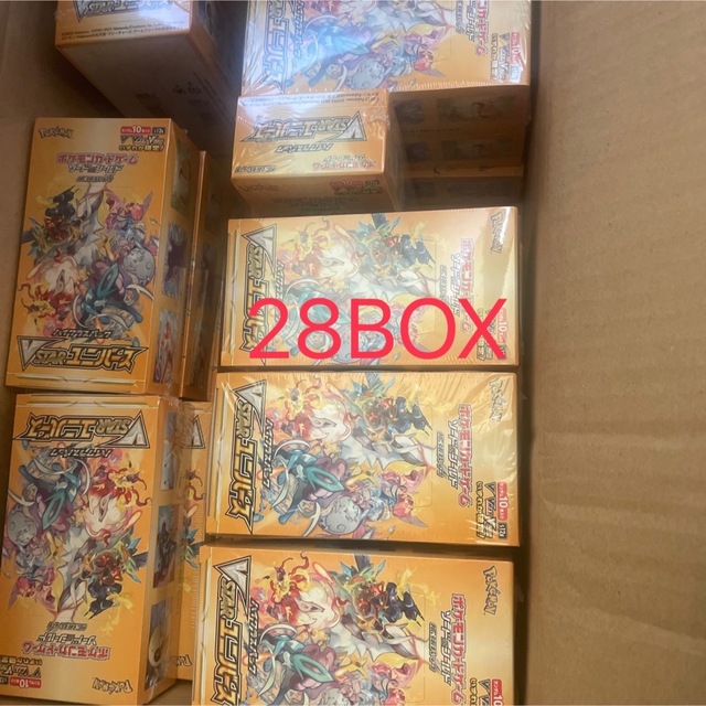 Box/デッキ/パックvstarユニバース　28box シュリンク付き　新品未開封　ポケモンカード