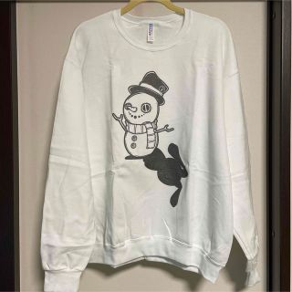 NieR 防寒裏起毛WHITE SWEATSHIRT 【雪だるま】(トレーナー/スウェット)