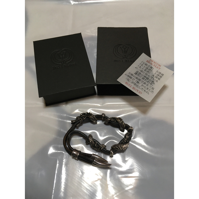 Bull Blood ブルブラッド　タオドラゴン　ブレスレット　正規品　中古 メンズのアクセサリー(ブレスレット)の商品写真