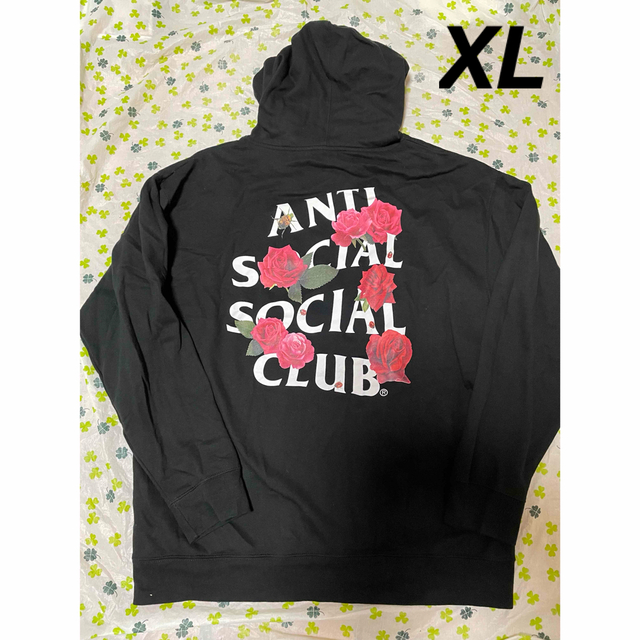 TシャツANTI SOCIAL SOCIAL CLUB パーカー XL パレス 薔薇