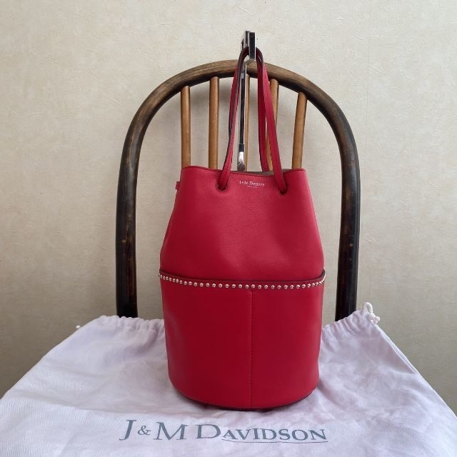 J&M DAVIDSON - 極美品(J&Mデヴィッドソン)ミニ デイジー ウィズ スタッズ　バケットバッグ