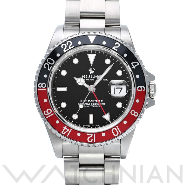 ROLEX - 中古 ロレックス ROLEX 16710 L番(1989年頃製造) ブラック メンズ 腕時計