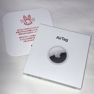 アップル(Apple)の新品未使用■Apple AirTag エアタグ■2023 初売り限定 うさぎ 兎(その他)