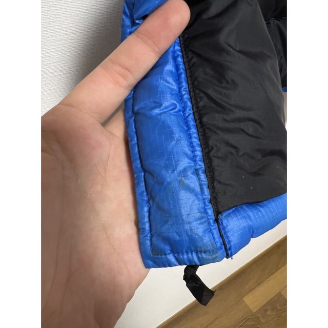 THE NORTH FACE(ザノースフェイス)の【良品】THE NORTH FACE ノースフェイス ヌプシ ベスト 青×黒 S メンズのジャケット/アウター(ダウンベスト)の商品写真