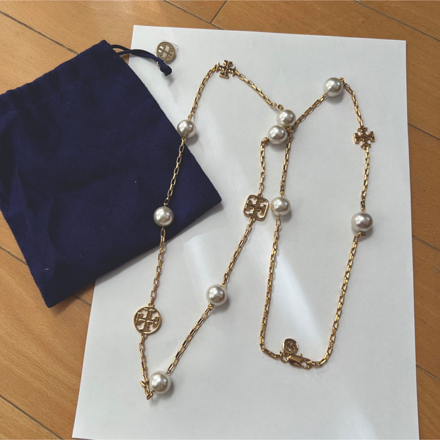 トリーバーチ パールロングネックレス