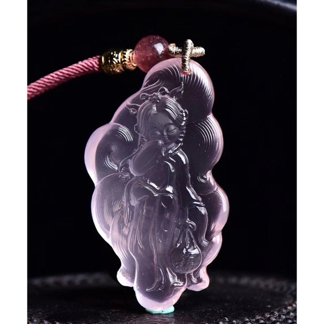 ⭐︎【天然】ローズクォーツ ネックレス 66.2g-