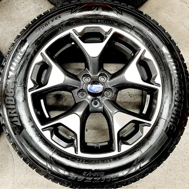 ベルギー製 【極上品】スバル XV 純正 ホイールタイヤ 225/60R17