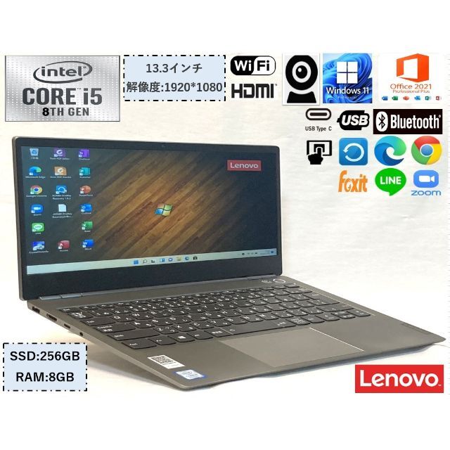 値下げ　美品　Thinkbook 13s-IML ノートパソコン　第十世代i5