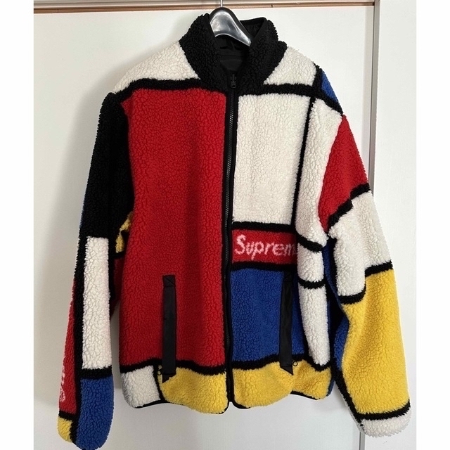 Supreme(シュプリーム)のSupreme Reversible Colorblocked Fleece L メンズのジャケット/アウター(ブルゾン)の商品写真