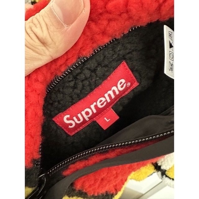 Supreme(シュプリーム)のSupreme Reversible Colorblocked Fleece L メンズのジャケット/アウター(ブルゾン)の商品写真